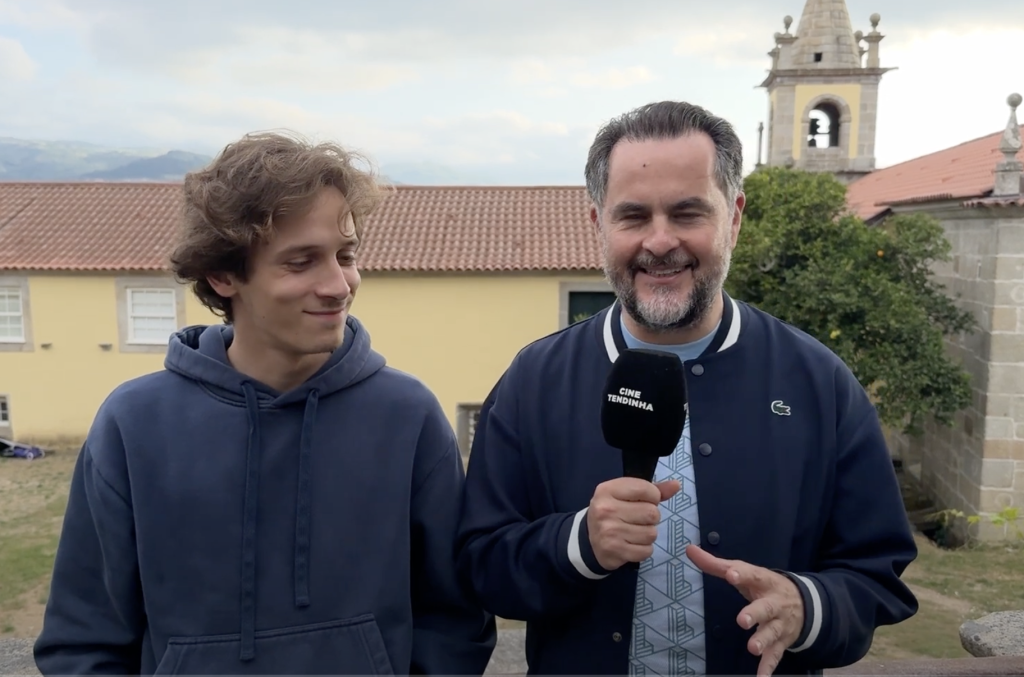 Rui Pedro Tendinha à conversa com o realizador Salvador Gil